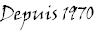 Depuis 1970